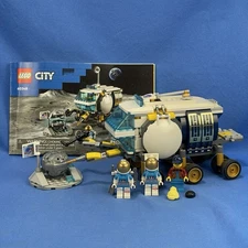 LEGO City: Lunar Roving Vehicle 60348 - Space - Complete w/Manual -Free Shipping