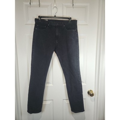Men's sz 35x31 Gap Black Denim Jeans Slim Fit  Gapflex