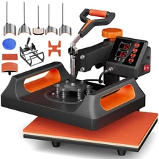 12"X15" Heat Transfer Press T-Shirt Sublimation Machine Digital Clamshell 11 IN1