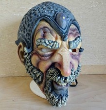 Vtg 1997 Fright Asylum Scary Old Man Latex Rubber Halloween Horror Movie Mask