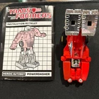 Powerdasher F1 Car Complete Vintage 1985 G1 Transformers Hasbro Action Figure