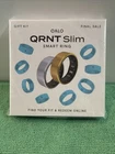 NEW QALO QRNT Slim Smart Ring Silver Gold Activity, Sleep, Unisex Health Tracker