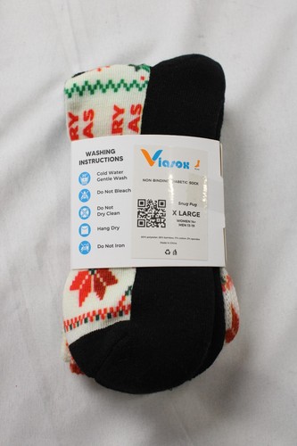 Viasox Unisex Diabetic Non-Binding Socks Assorted Colors/Sizes/Styles/Thickness - Picture 126 of 135