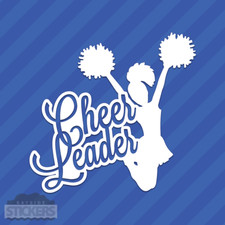 Cheerleader Vinyl Decal Sticker Cheerleading Squad