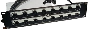 Peavey 2RU Rack Mount Processor (8) XLR Input & (8) XLR Output Rack ...