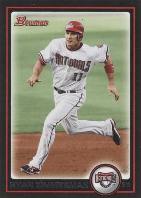 2010 Bowman - Ryan Zimmerman #25 - 1 of 1