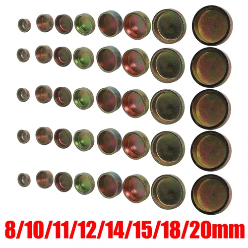 40X Cup Type Assorted Engine Block Expansion Freeze Frost Core Plugs Zinc Plated