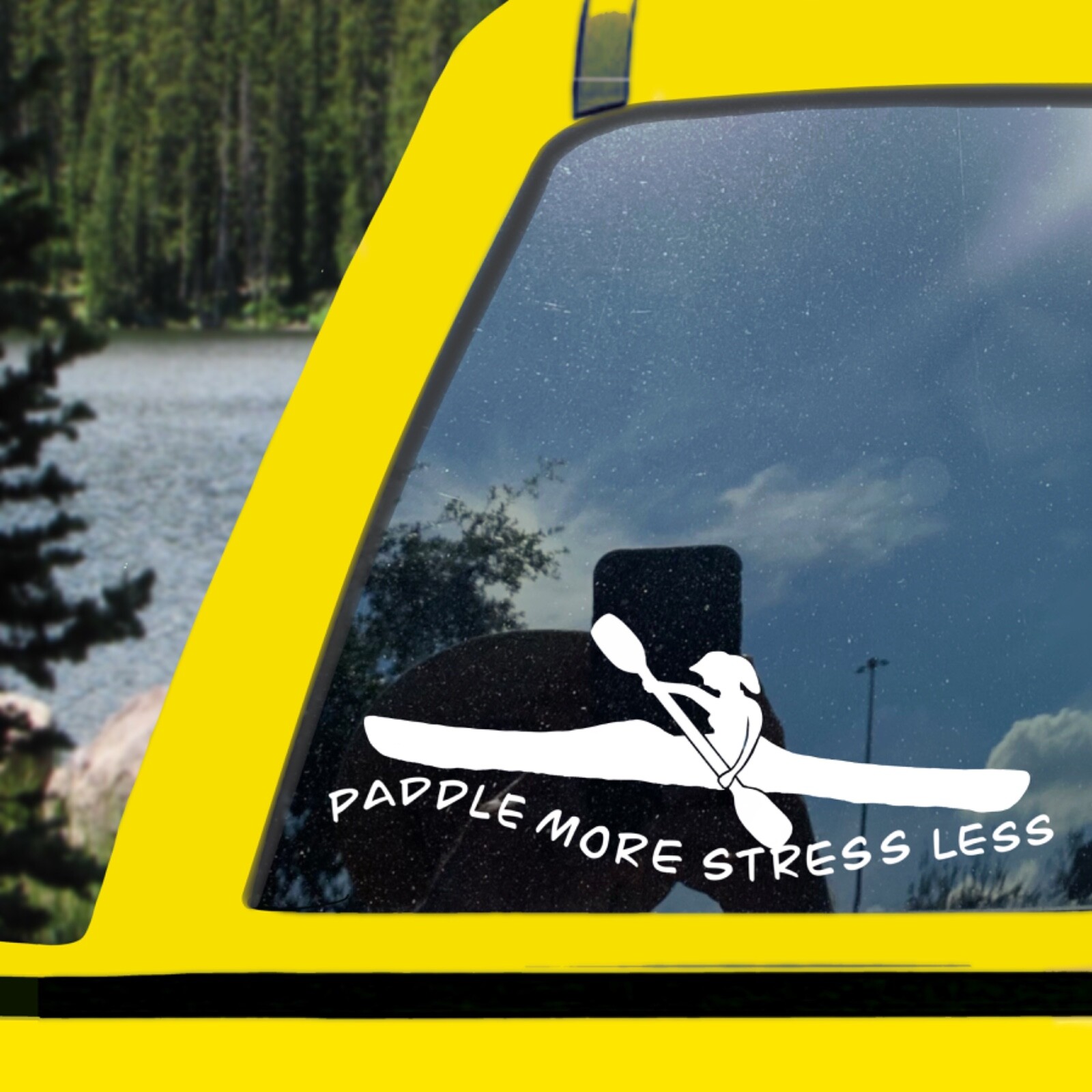 Kayak Car Window Decal