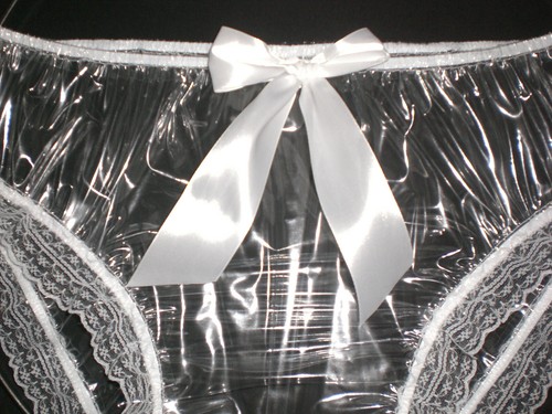 NEU TRANSPARENT ULTRA SOFT -OUVERT- SLIP BRIEF L - Picture 8 of 8