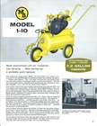 Equipment Data Sheet M-B 1-10 Line Striper Road Paint Sprayer Brochure (E5380)