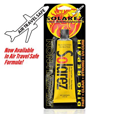 SOLAREZ Air Travel Polyester Ding Repair 2oz Set Polyesterharz Surfboard 56,7g