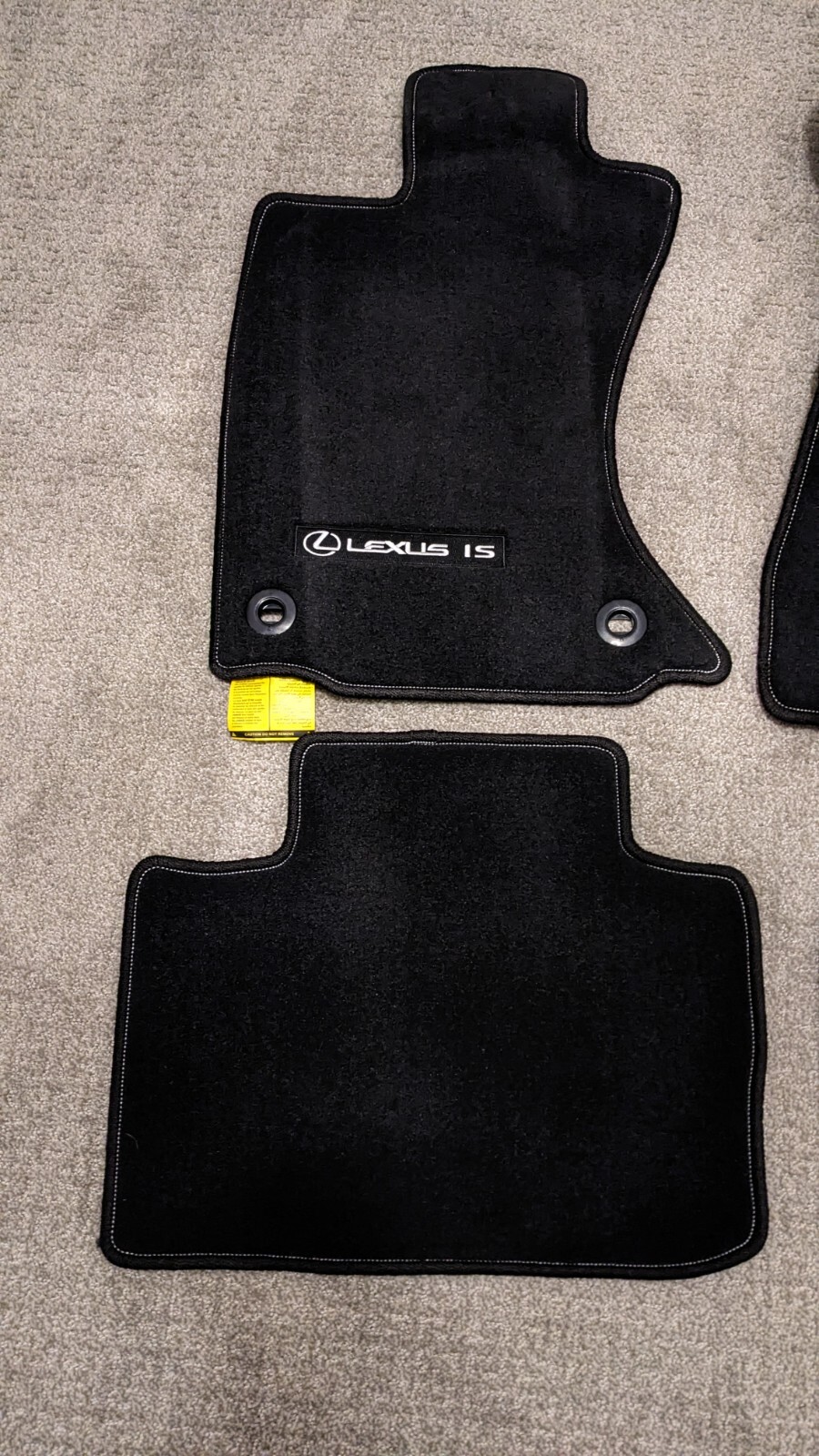Lexus IS350 (??2023) 4pc OEM CARPET FLOOR MATS Black PT2065314350 eBay