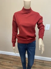 Vintage KINLOCH ANDERSON  1/4 back zip 100% new wool mock sweater