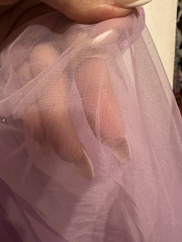 Maxi dress long lilac-size S-M ( wedding, party, prom) - Picture 5 of 9