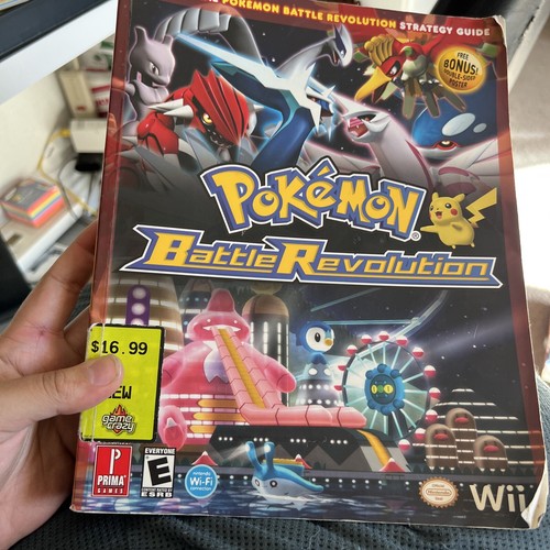 Pokemon Battle Revolution Prima Wii Strategy Guide - NO POSTER!