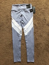 NWT BCBG Maxazria Blue LEGGINGS High Waisted GYM YOGA RUNNING WORKOUT Small 98