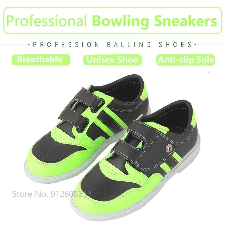 ZUNKY Unisex Bowling Schoenen Breed Passende Gazon Kom Trainers Lichtgewicht Kom Sneakers,Blauw,43 EU