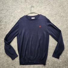 Ariat Crewneck Pullover Sweater Men's Size Large Navy Blue