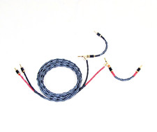 Sinusline Lautsprecherkabel / Jumper Kombination / 2 x 3 m / 1 Paar + 4 Jumper