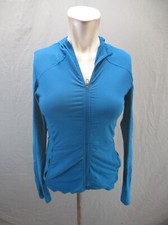 Columbia OMNI-WICK Size XS Womens Blue Full Zip Pocket Slim Athletic Jacket 865