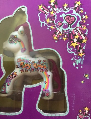 New 2010 MY LITTLE PONY GRAFFITI PONY POWER SAN DIEGO COMIC CON SDCC EXCLUSIVE - Picture 6 of 9