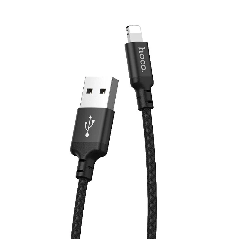 Teléfono Celular Negro Hoco Cables USB