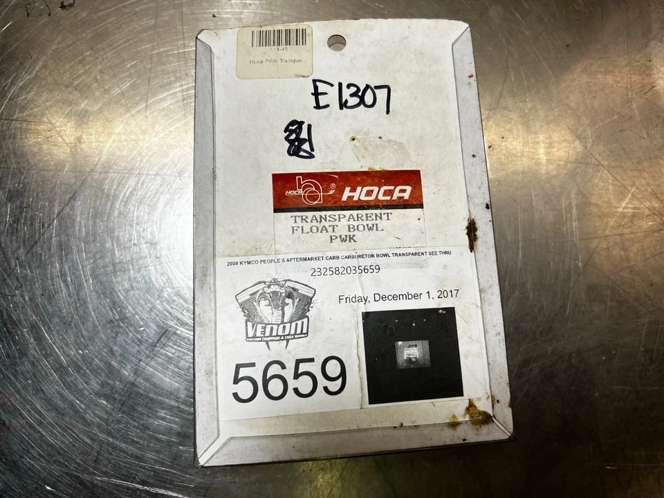 Brand NEW 2008 Kymco Hoca Clear Float Bowl Carburetor Plastic E1307 Foto 3 de 4