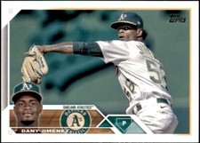 2023 Topps Series 1 #164 Dany Jimenez Base Lot of (10) Athletics