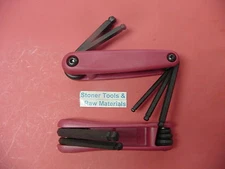 2 Pieces Bondhus Gorilla Grip HEX Ball Driver 5pc FOLD UP SET 5mm to 10mm 12897