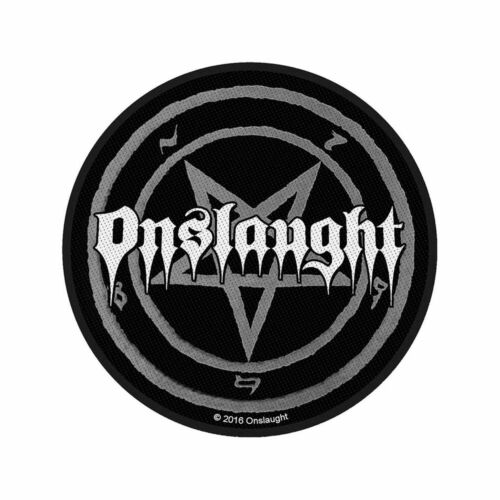 Onslaught - Pentagramm - Gewebt Patch - Brandneu - Musik SP2871 - Afbeelding 1 van 1