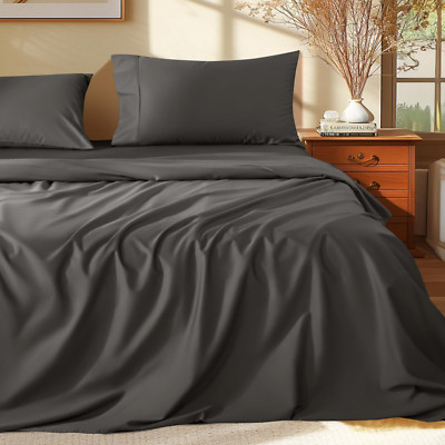 100% Egyptian Cotton Sheets Set - 1000 Thread Count，Luxury Cotton Bed Sheets，Bre