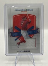 2021 Panini Chronicles America's Pastime Swatches No.77 RHYS HOSKINS #/99