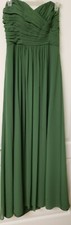 Womens Strapless Lined Long Gown Forest Green-B2 Jasmine Cocktail Dress size 10