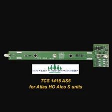 Train Control Systems TCS 1416 AS6 DCC Decoder for Atlas HO ALCO S1 S2 S3 S4 
