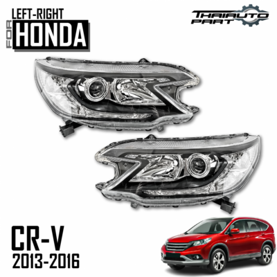 Front Head Light Lamp Halogen LED Projector LR For Honda CR-V CRV