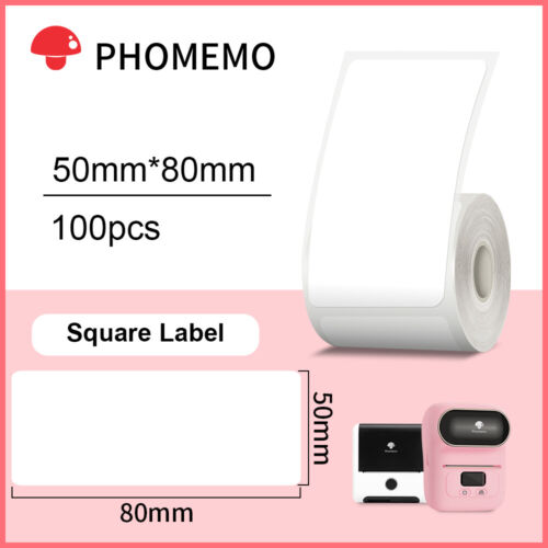 LOTE de impresora térmica de códigos de barras Phomemo M110 máquina fabricante de etiquetas Bluetooth térmica - Imagen 22 de 26