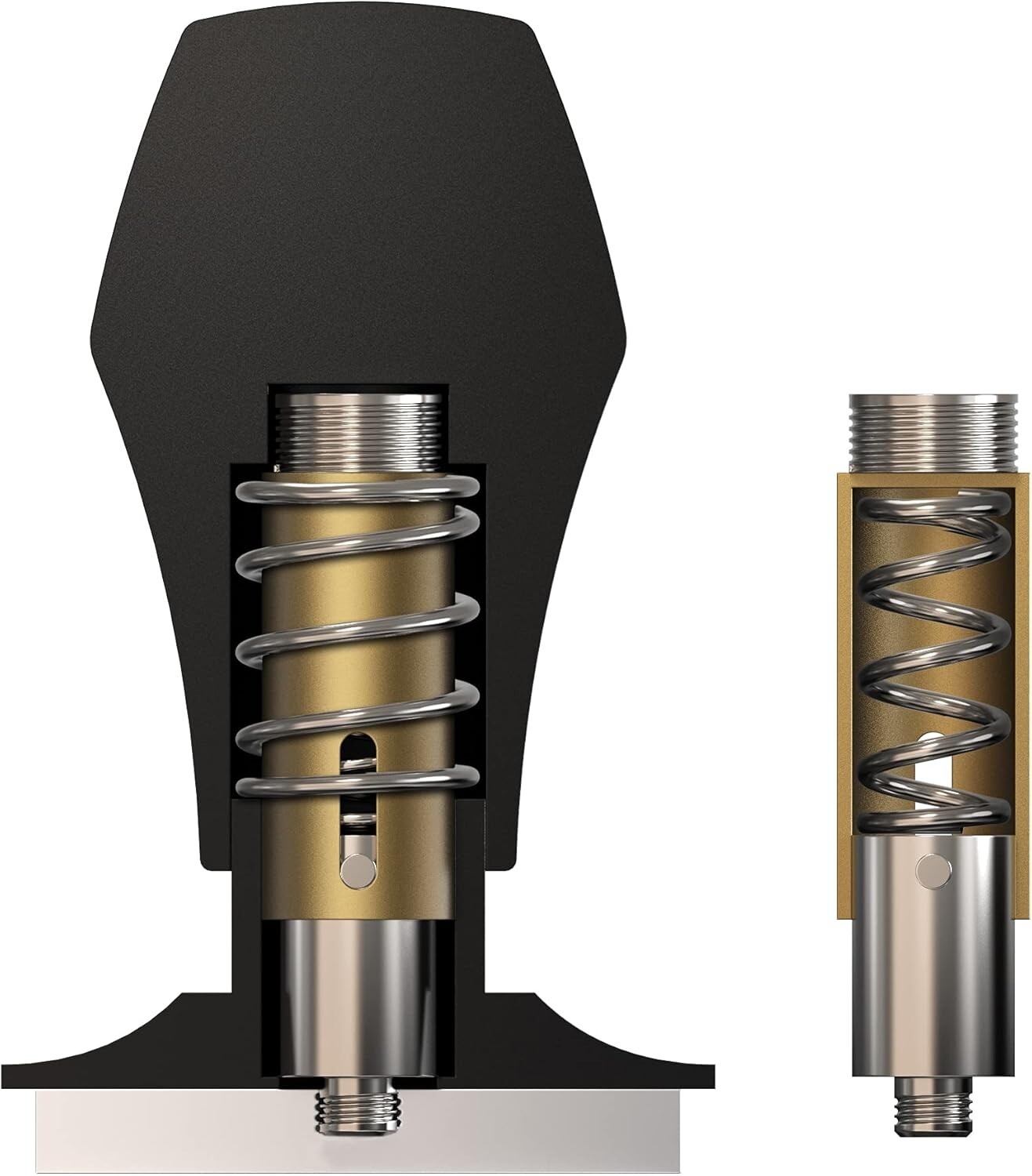 Professional Spring-Loaded Espresso Tamper - Perfect for Home Baristas and Cafes