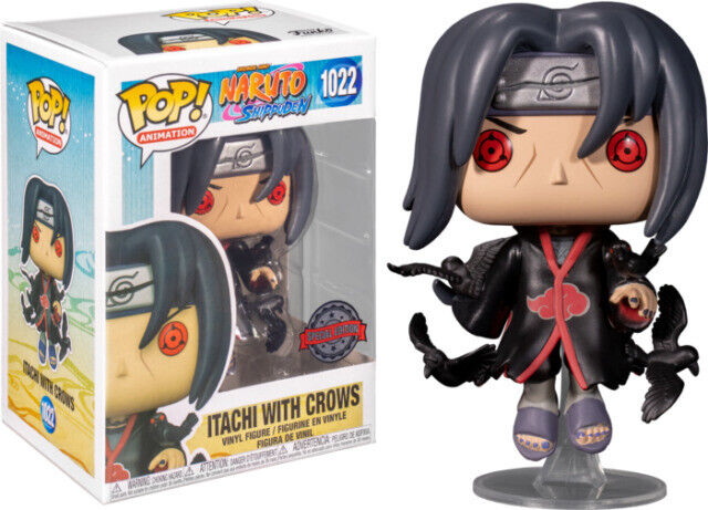 ITACHI WITH CROWS Naruto Shippuden Special Edition Funko POP ITACHI WITH CROWS Naruto Shippuden Special Edition Funko POP