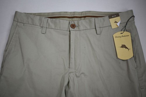 Tommy Bahama pantalone uomo top vela gamba dritta kaki tessuto elasticizzato 33x34 110€ - Foto 4 di 8