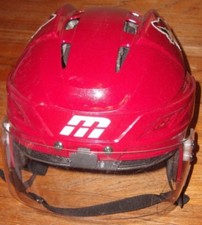 PHOENIX COYOTES Petr Prucha rare red MIA concussion proof helmet from 2010-2011