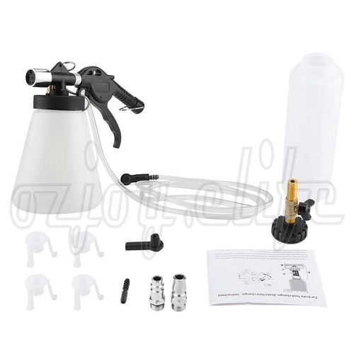 Pneumatic Air Brake Bleeder Kit Clutch Vacuum Bleeding Extractor Fluid Fill Tool - Picture 11 of 13