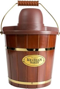 nostalgia 4 quart wood bucket ice cream maker nostalgia 4 quart wood bucket ice cream maker