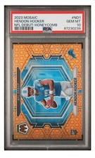 2023 PANINI MOSAIC NFL DEBUT HENDON HOOKER HONEYCOMB PSA 10 LIONS RC