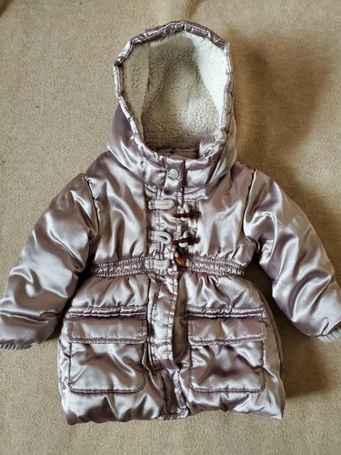 old navy silver puffer jacket
