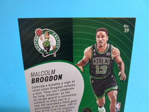 2022-23 Revolution Malcolm Brogdon Cubic Parallel #31/50 Celtics - Picture 6 of 6