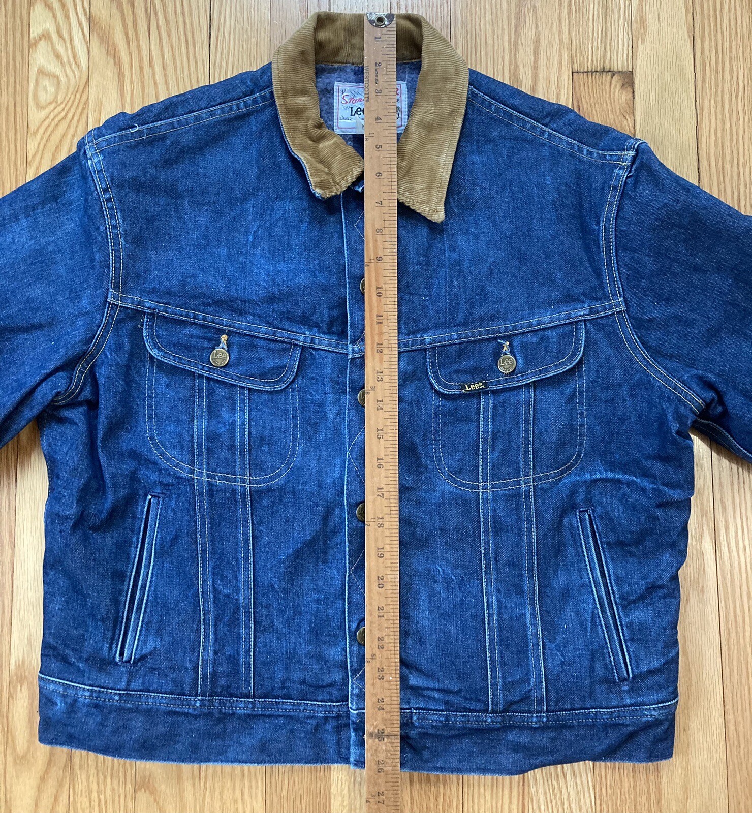 Vintage Lee Storm Rider Denim Jacket - USA Union Made, Western Cut image 6