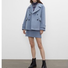 [club Monaco Womens Relaxed Peacoat (sz:s /blue)