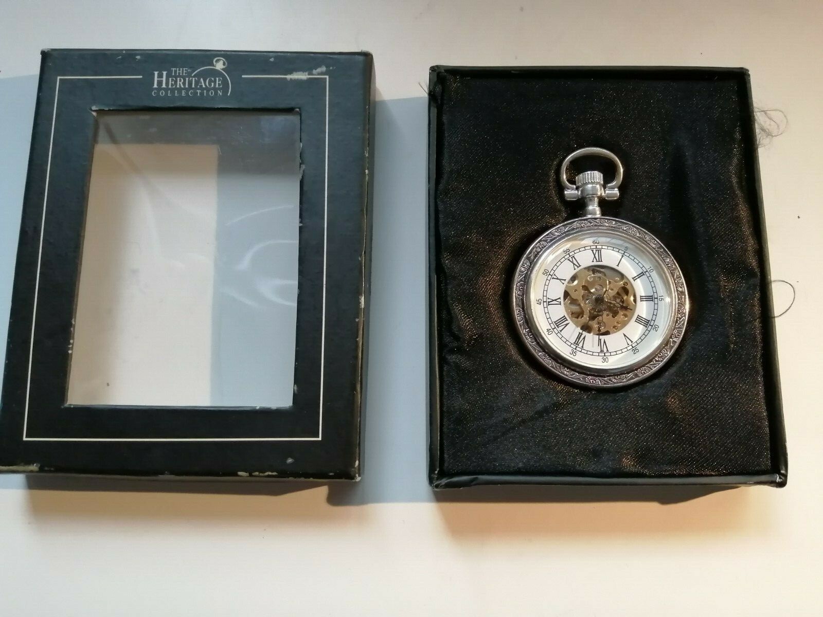 POCKET WATCH SILVER PLATED THE HERITAGE COLLECTION ATLAS EDITIONS