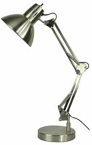 brushed nickel desk lamp