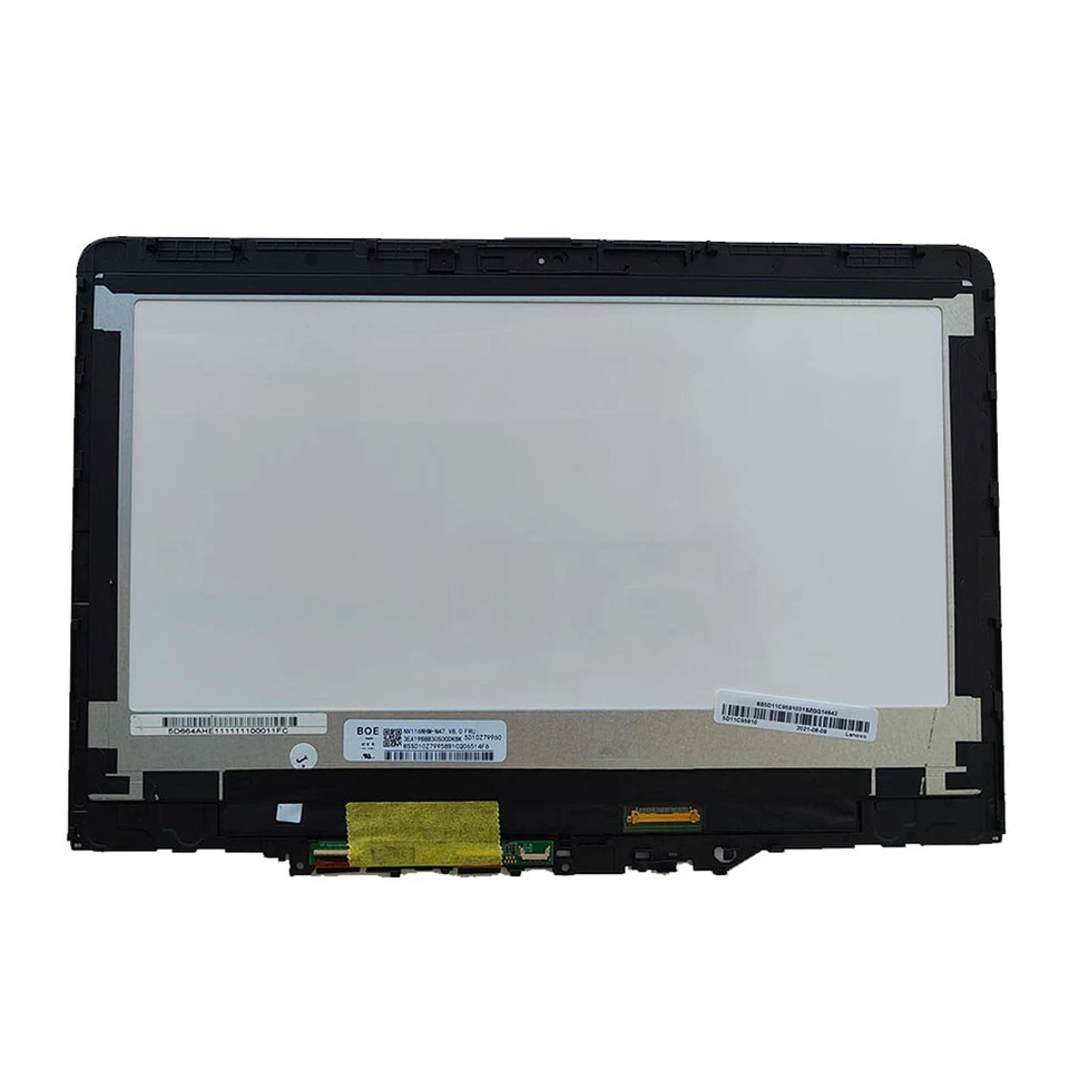 5D11C95910 Lcd Touch Screen w/ Bezel For Lenovo 300E Yoga Chromebook Gen 4 11.6" - Image 2 of 4